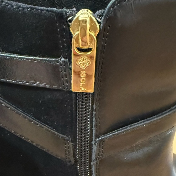 ISOLA Eppie Women’s Black Leather Ankle Boot – Size 7.5M - Picture 8 of 12